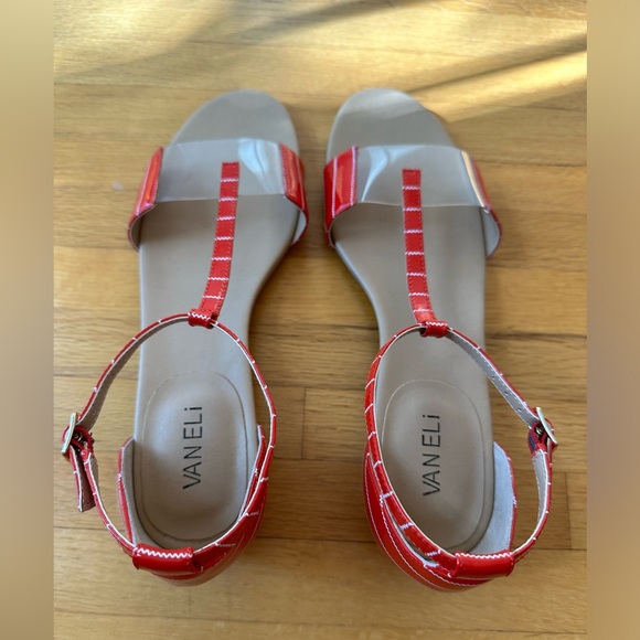 Vaneli T-strap sandals - red - Picture 5 of 6